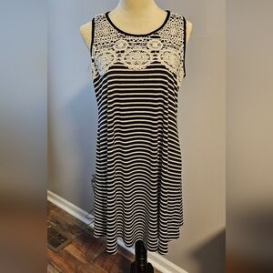 Super cute sleeveless A-Line tank Dress size M